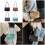 Multi Pocket Unisex Jeans Messengers Bag Washed Jeans-Blue 3