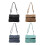 Multi Pocket Unisex Jeans Messengers Bag Washed Jeans-Blue 2
