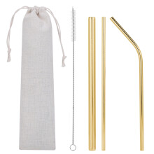 Reusable Food Grade Straws Eco Friendly Stainless Steel Metal Straws Wide Diameter Drinking Straws Dishwasher Safe Stainless Steel Straws For Home Par