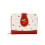 Compact Wallets for Women Bifold Clutch Pu Leather Purses-Red 1