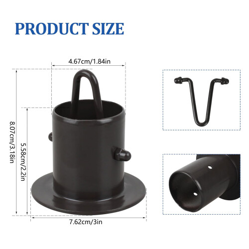 Garden Decoration Rain Chain Attachment Downspout Adapter for 2