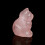 Rosaquarzschnitte Katze Dekor Kristallheilstein 5cm 10