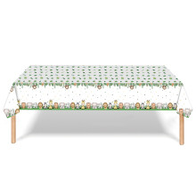 Décorations indispensables pour une fête d'anniversaire sur le thème du safari dans la jungle : nappe imperméable (137 x 274 cm) avec motif