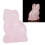 Rosaquarzschnitte Katze Dekor Kristallheilstein 5cm 14