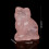 Rosaquarzschnitte Katze Dekor Kristallheilstein 5cm 9