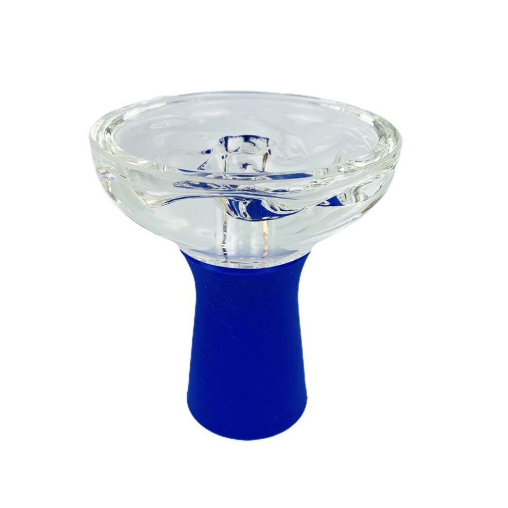 Hookah Bowl Set Phunnel Style Flavor Preservation Heat Resistant Silicone And Glass Shisha Bowl With Heat Management Device For Smoking Enthusiasts