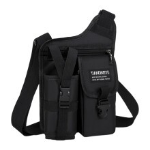Functional Crossbody Purse Wear Resistant Quick Access-Black