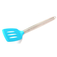 Conjunto de utensílios de cozinha em silicone, espátula e colher resistentes ao calor para panelas antiaderentes, utensílios de cozinha em