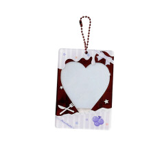 Mini porte-cartes thème chocolat, mignon, pour-Raisins violets