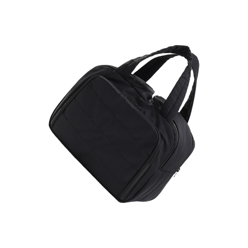 Travel Toiletry Bag,Makeup Cosmetic Bag with Handle-Black