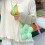 Stylish Floral Pattern Shoulder Bag Breathable Cotton-Blue 5