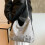 Large Capacity Daypacks With Pockets-No pendant silver 5