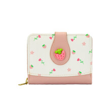 Pu-portemonnees Dames Creditcardhouder Geldzak-Roze