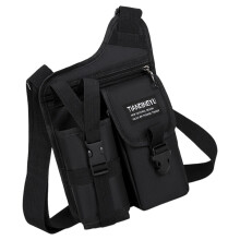 Travel Shoulder Bag Practical Fabric Ergonomic Carrying-Black