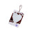 Schattige chocoladevoedselontwerp Mini 3-inch-Paarse druiven 1