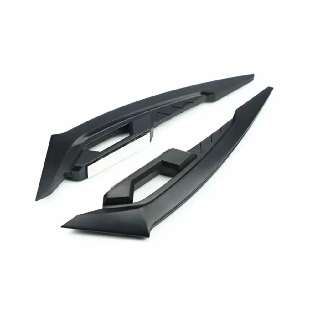 Motorcycle Winglet Universal Front Fairing Winglets 2Piece Kit Dynamic Aerodynamic Side Air Deflectors Black 9105992210213
