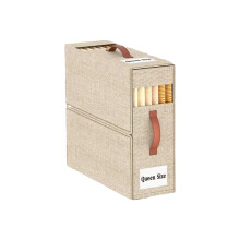 (1 Pcak)Sheet Organizers and Storage with Handles –-White M