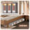 （1 Pcak）Sheet Organizers and Storage with Handles –-White M 6