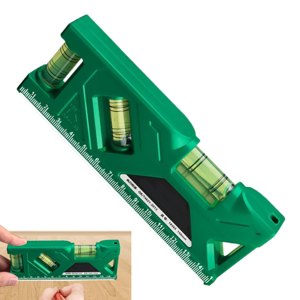 Magnetic Bubble Level 150Mm Leveling Tool Compact Accurate Measuring Instrument 9067246879044
