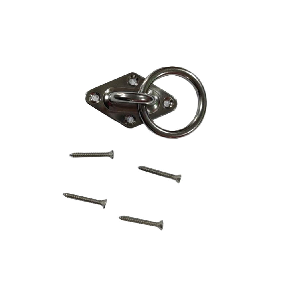 Eye Plate Rhombic with Screws Heavy Duty Hooks Marine Hook Sandbag