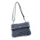 Multi Pocket Unisex Jeans Messengers Bag Washed Jeans-Blue 1