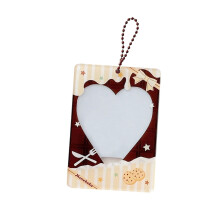 Kpop Fan Gift Schattig 3 Inch Kaarthoes Chocolade-Gele koekjes