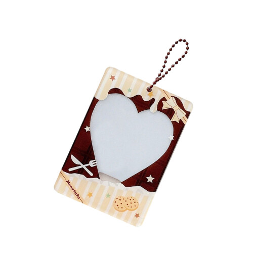 Sweet Chocolate Inspired Card Protector Compact-Yellow cookies