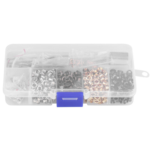 Eyelet Grommet Washers 3mm with 3 Handwork Tools Set Durable Metal 420pcs 1