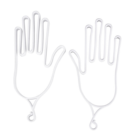 Multipurpose Golf Gloves Keeper Stretcher Accessory 2Pcs White 1