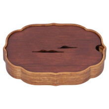 Bandejas de bambú para té con función de almacenamiento de agua. Elegante y duradera bandeja de bambú para servir juegos de té Kung Fu. Adecuada