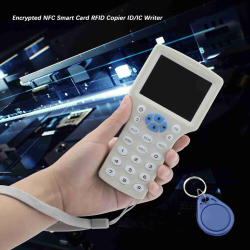 Multi-Frequency RFID IC Card Copier Writer Duplicator, White, 165x88x36mm 2