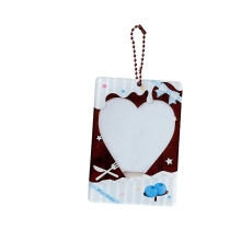 Kpop Fan Gift Schattig 3 Inch Kaarthoes Chocolade-Blauwe bosbes