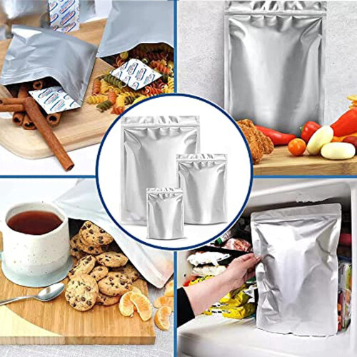 Θερμοκολλήσιμες σακούλες Mylar για αποθήκευση τροφίμων, ανθεκτικές σε τρυπήματα 2