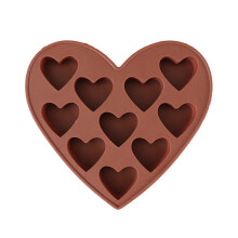 Silikon-Herzformen, attraktiv für Kinder, ideales Geschenk für Backbegeisterte, perfekt für Valentinstag, Geburtstag, Hochzeit und festliche