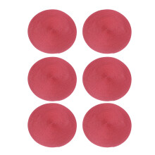 Conjunto de jogos americanos circulares de tecido resistente ao calor, durabilidade natural, antiderrapantes, ideais para cozinhas, restaurantes,