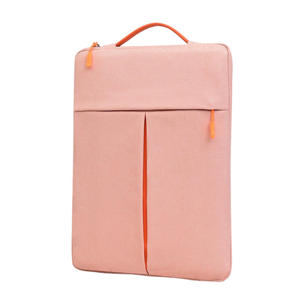 Laptop Sleeve Compact Portable Carrying Case With Handle And Pocket For Laptops Pink 9067246880040