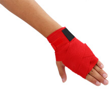 Erwachsenen-Elastik-Handschuhe für Boxen, Kickboxen & Muay Thai (Rot)