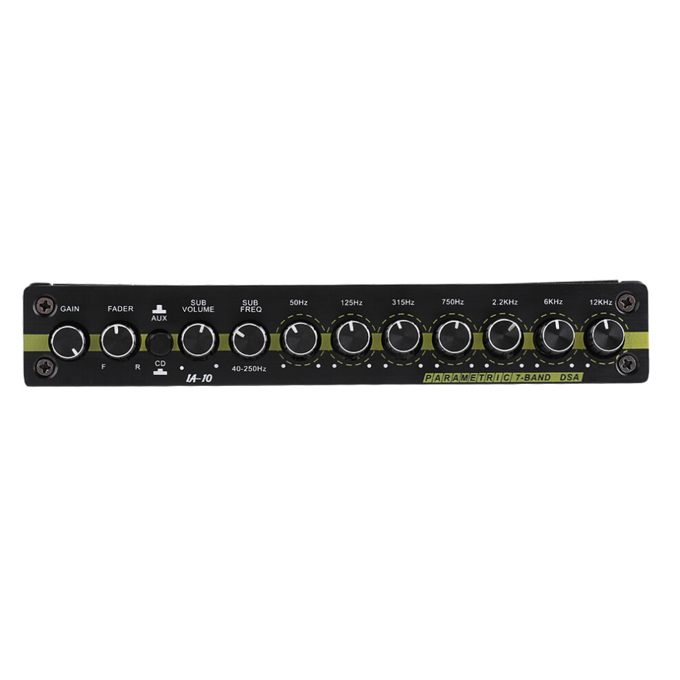 Car Audio Eq 7S Graphic Equalizer Stereo Tuner With Aux, 180*120*30Mm 8011362843077