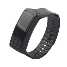 Sports LED Digital Watch Silicone Band 12-Hour Dial Waterproof Wrist Watch