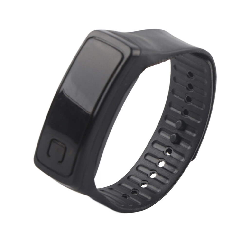 Sports LED Digital Watch Silicone Band 12-Hour Dial Waterproof Wrist Watch