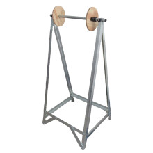 Standing Bubble Wrap Dispenser, Adjustable Bubble Cushioning Film Rack, Manual Foam Wrap Holder, 120x57x70cm Silver