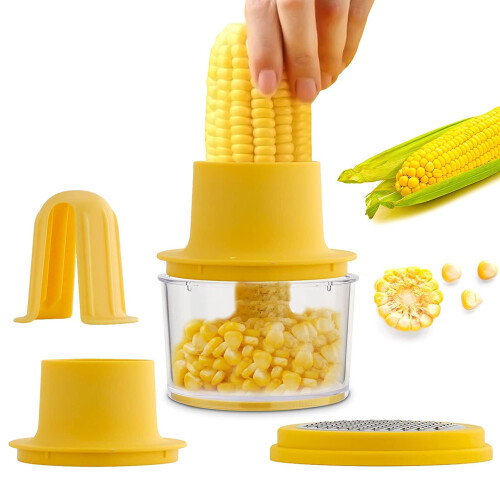 Multifunctional Corn Peeler, Portable Design For Kitchen Soul Mate, Quick Remove Corn Kernels, Sharp Multi-Use Blade, Non-Slip, Easy To Clean