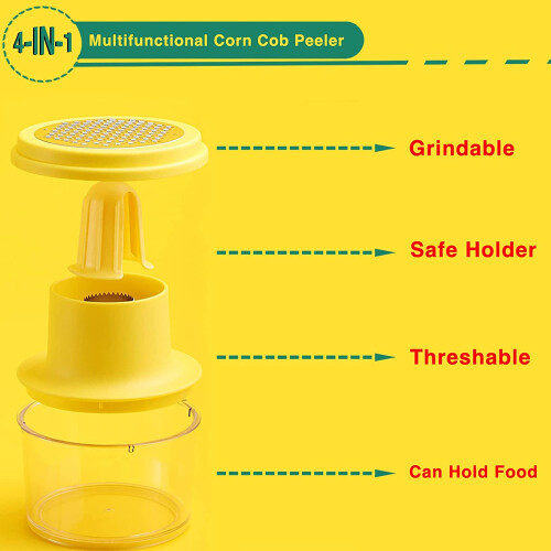 Multifunctional Corn Peeler, Portable Design For Kitchen Soul Mate, Quick Remove Corn Kernels, Sharp Multi-Use Blade, Non-Slip, Easy To Clean 2