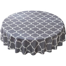 Pletafvisende dug, varmebestandig, kraftig geometrisk skydesign, vandafvisende klud af 100% polyester, hurtig og nem at rengøre.