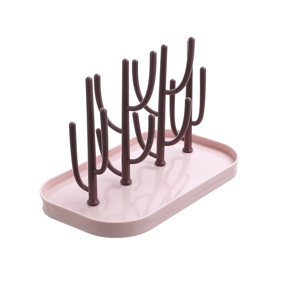 Countertop Baby Bottle Organizer, Desert Inspired Design Baby Bottle Drying Rack for Efficient Multifunctional Baby Items Drying, Space Saving Compact