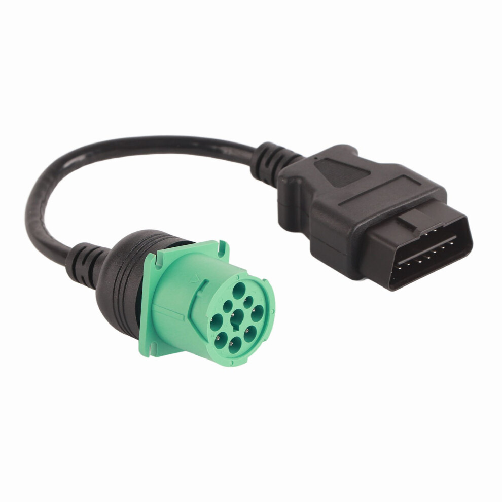High-Quality 9 Pin To 16 Pin Obd2 Diagnostic Cable For Cummins Diesel Trucks 7691362846684