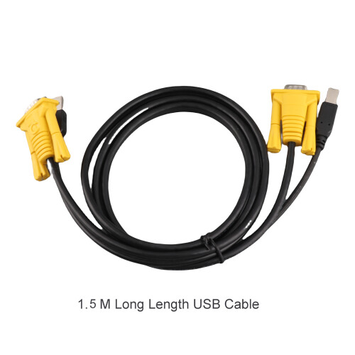 1.5M USB 2.0 KVM Switch Cable with VGA & USB Connectors 1