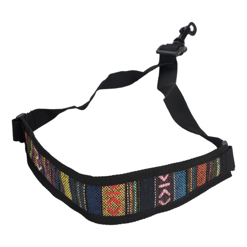 Universal Cotton Adjustable Saxophone Neck Strap Folk Style 34cm