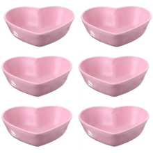 Blumen- und herzförmige Saucenschälchen, elegante Mini-Schälchen im Herzdesign für Öl, Zucker, Sojasauce, Essig, perfekt für Schulen, Picknicks
