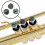 3pcs Abalone Shell Trumpet Key Buttons Replacement 1.3cm Accessories 11